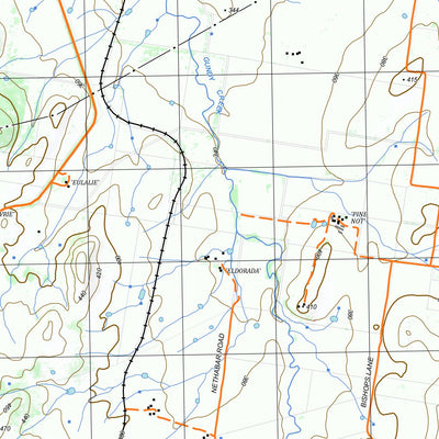 nswtopo 8632-N WELLINGTON digital map
