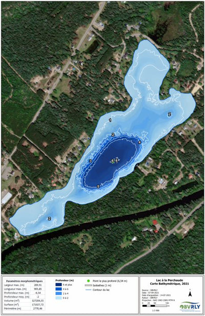 OBVRLY Lac à la perchaude (Saint-Alexis-des-Monts) digital map