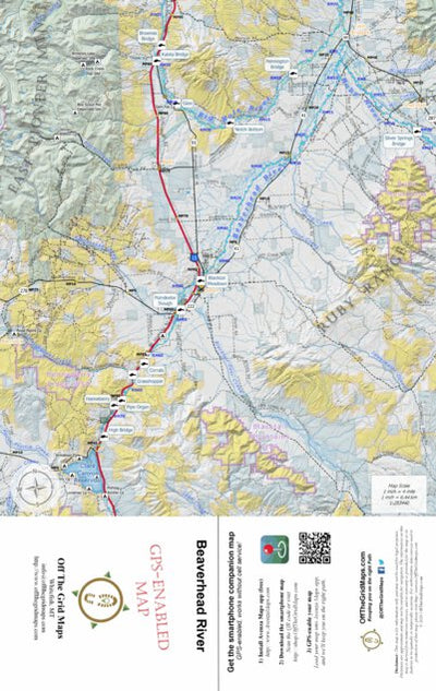 Off The Grid Maps Beaverhead River digital map