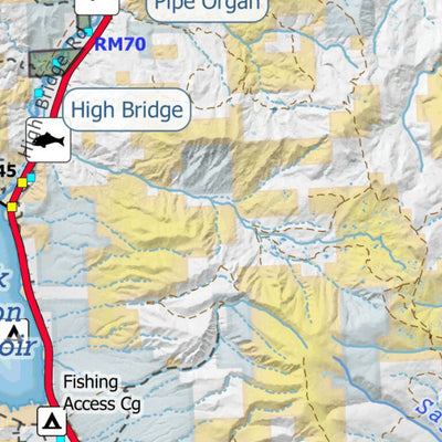 Off The Grid Maps Beaverhead River digital map