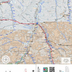 Off The Grid Maps Bighorn River digital map