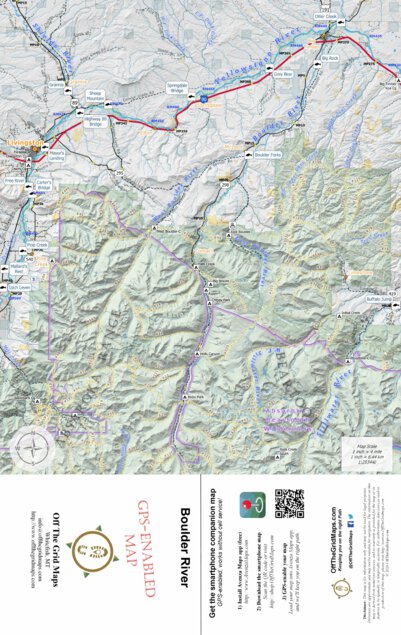 Boulder River Map by Off The Grid Maps | Avenza Maps