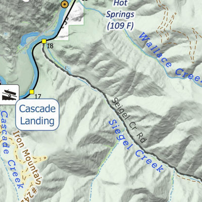 Off The Grid Maps Clark Fork River St Regis to Paradise digital map