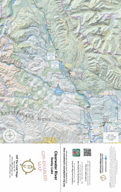 Off The Grid Maps Clearwater River Seeley Lake digital map