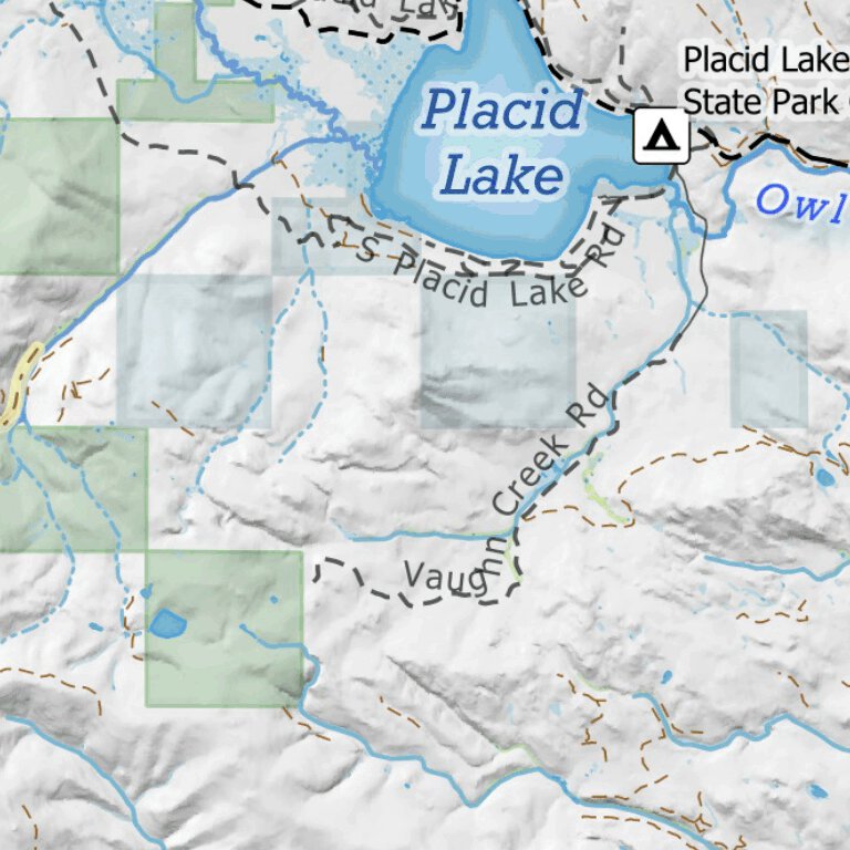 Clearwater River Seeley Lake map by Off The Grid Maps Avenza Maps
