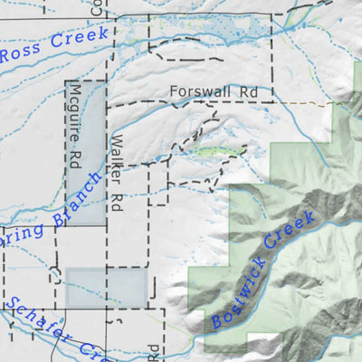 Off The Grid Maps East Gallatin River digital map