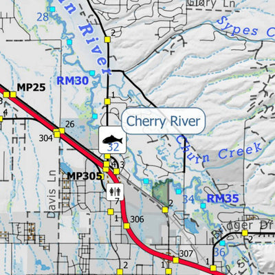 Off The Grid Maps East Gallatin River digital map