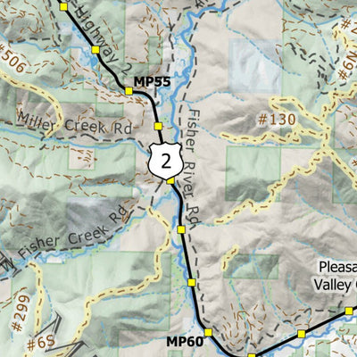 Off The Grid Maps Fisher River digital map