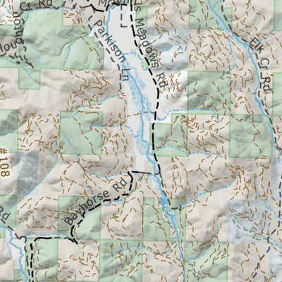 Off The Grid Maps Fisher River digital map