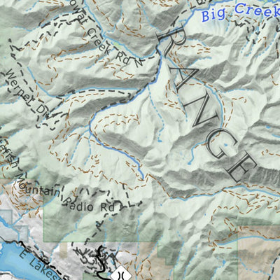 Off The Grid Maps Flathead River North Fork digital map