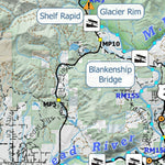Off The Grid Maps Flathead River North Fork digital map