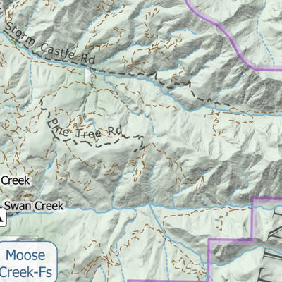 Off The Grid Maps Gallatin River Upper digital map