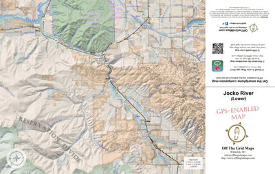 Off The Grid Maps Jocko River Lower digital map