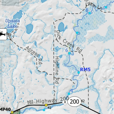 Off The Grid Maps Monture Creek digital map