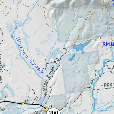 Off The Grid Maps North Fork Blackfoot River digital map