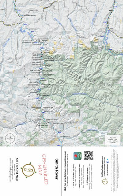 Off The Grid Maps Smith River digital map
