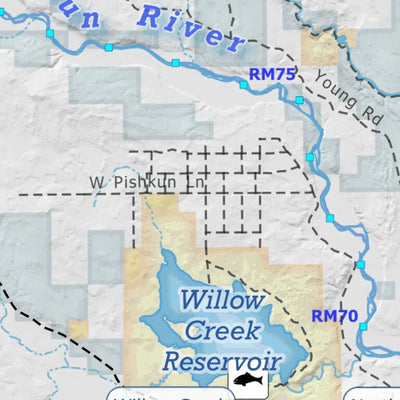 Off The Grid Maps Sun River digital map
