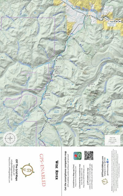 Off The Grid Maps Wise River digital map
