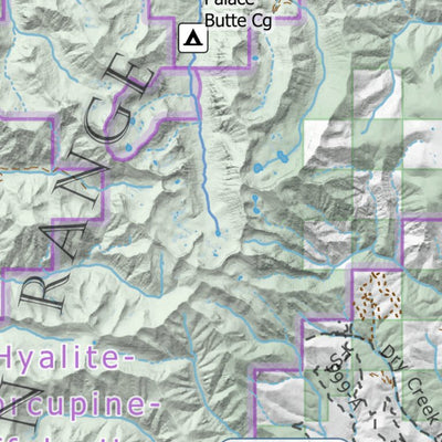 Off The Grid Maps Yellowstone River Gardiner to Livingston digital map
