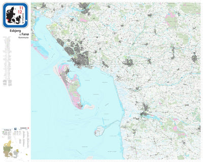 OnlyMaps.dk 11_Esbjerg_kommune_DK digital map