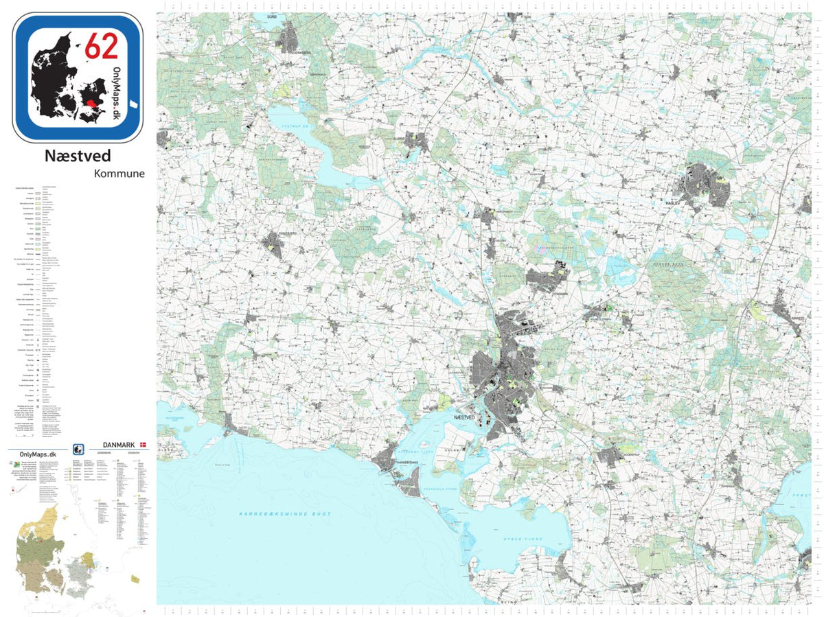 62_Naestved_kommune_DK Map by OnlyMaps.dk | Avenza Maps