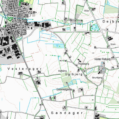 OnlyMaps.dk 68_Ringkoebing-Skjern_kommune_DK digital map