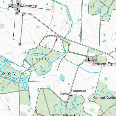 OnlyMaps.dk 80_Stevns_kommune_DK digital map