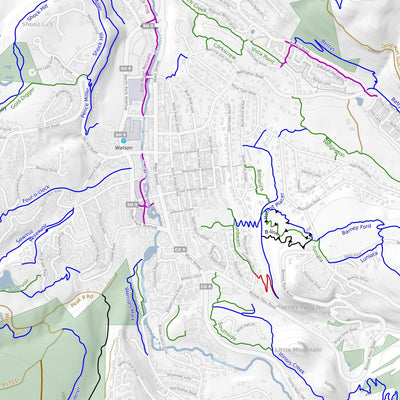 Orbital View, Inc. Breckenridge Hike and Bike Trails digital map