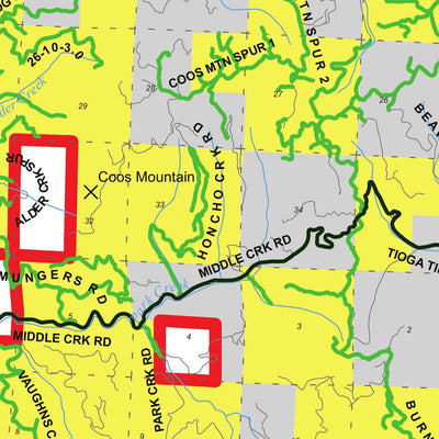 Oregon Department of Fish and Wildlife Coos Mtn digital map