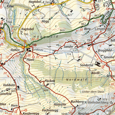 Orell Füssli Kartographie AG St.Gallen-Appenzellerland South bundle exclusive