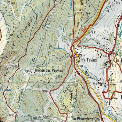 Orell Füssli Kartographie AG Yverdon-les-Bains West bundle exclusive