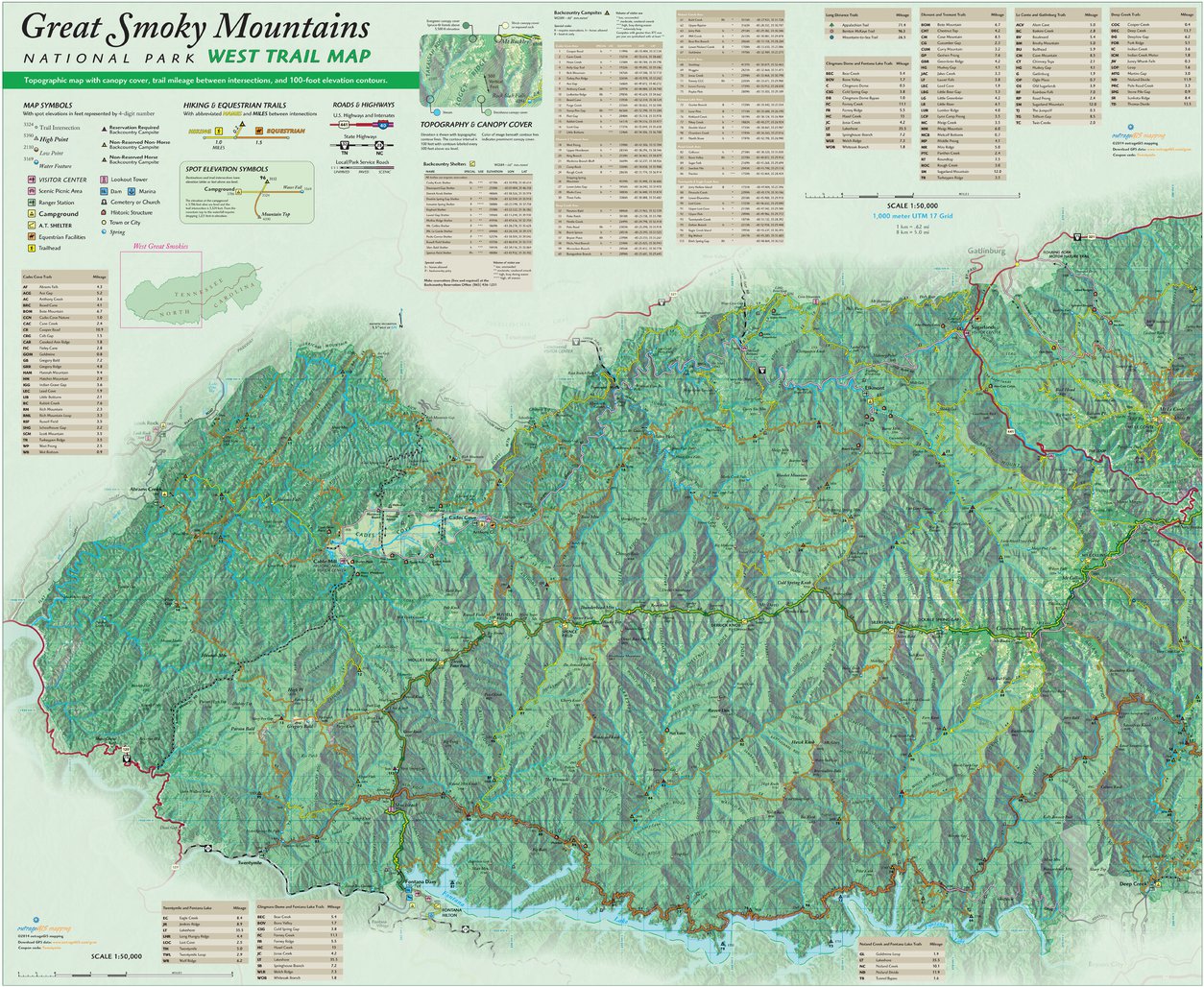 Great Smoky Mountains National by National Geographic Maps