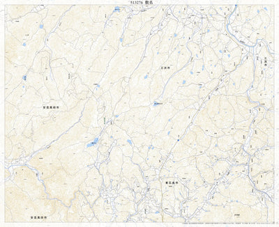 Pacific Spatial Solutions, Inc. 513276 敷名 （しきな Shikina）, 地形図 digital map