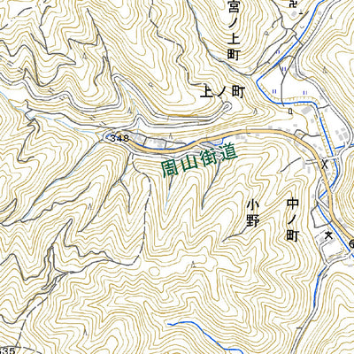 Pacific Spatial Solutions, Inc. 523555 周山（しゅうざん Shuzan）, 地形図 digital map