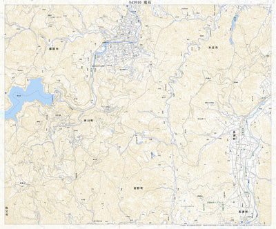Pacific Spatial Solutions, Inc. 543910 鬼石 （おにし Onishi）, 地形図 digital map