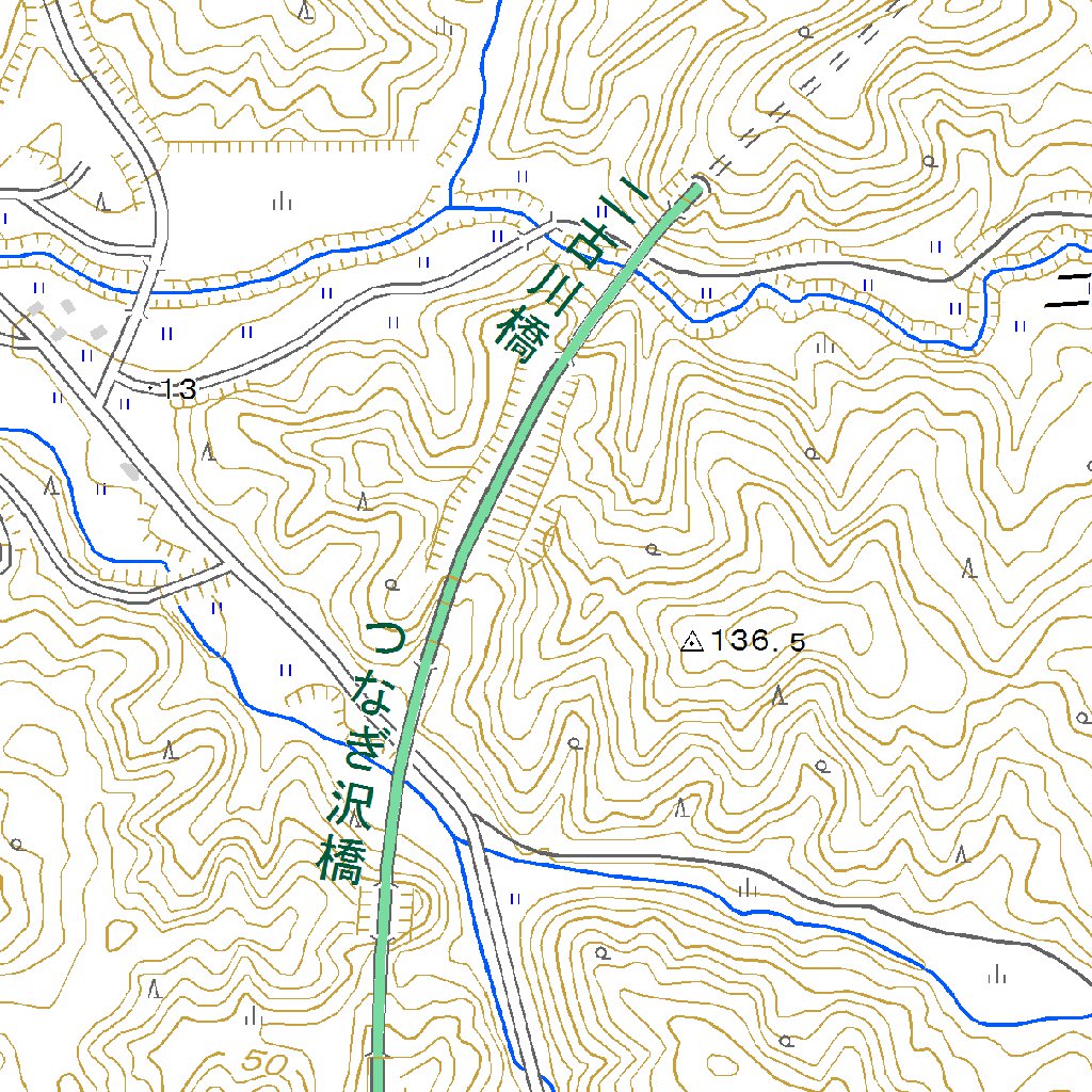 594020 内道川 （うちみちかわ Uchimichikawa）, 地形図 Map by Pacific Spatial Solutions ...
