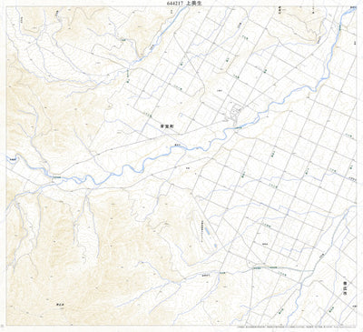 Pacific Spatial Solutions, Inc. 644217 上美生 （かみびせい Kamibisei）, 地形図 digital map