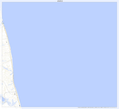 Pacific Spatial Solutions, Inc. 654512 標津 （しべつ Shibetsu）, 地形図 digital map