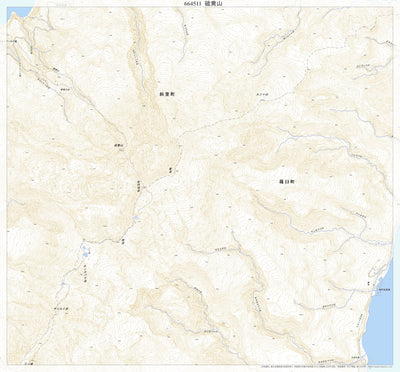 Pacific Spatial Solutions, Inc. 664511 硫黄山 （いおうざん Iozan）, 地形図 digital map