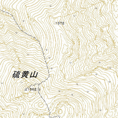 Pacific Spatial Solutions, Inc. 664511 硫黄山 （いおうざん Iozan）, 地形図 digital map