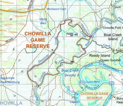 PaddleSA PaddleSA Monoman Island Loop Trail digital map