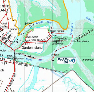 PaddleSA PaddleSA North Arm and Ships Graveyard Explorer digital map