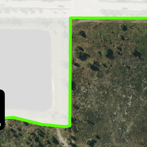 North Jupiter Flatwoods Natural Area Trail Guide Map by Palm Beach