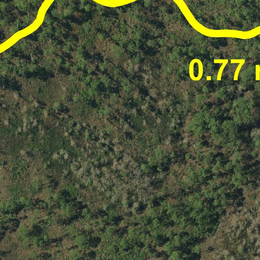 North Jupiter Flatwoods Natural Area Trail Guide Map by Palm Beach