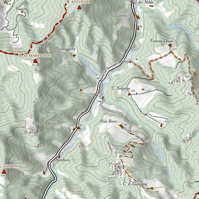 paolomontevecchi.it Marradi 2022 digital map