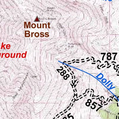 Park County Recreation & Resource Mangement Alma Area Hiking Trails digital map