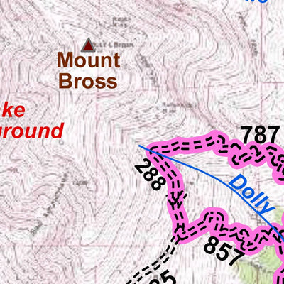 Park County Recreation & Resource Mangement Alma Area Mountain Bike Trails digital map