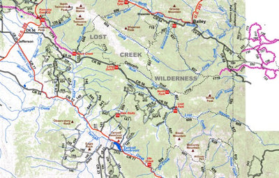 Park County Recreation & Resource Mangement Bailey Area Mountain Bike Trails digital map
