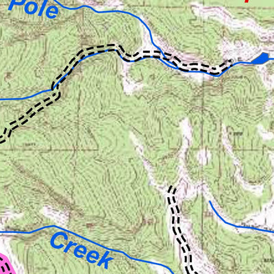 Park County Recreation & Resource Mangement Buffalo Peaks Area Mountain Bike Trails digital map