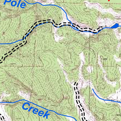 Park County Recreation & Resource Mangement Buffalo Peaks Wilderness Area Hiking Trails digital map